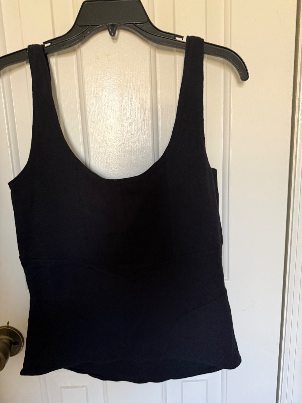 SUMMER SALE!FREE PEOPLE INTIMATES-BLACK TANK W/LACE UP SIZE LG